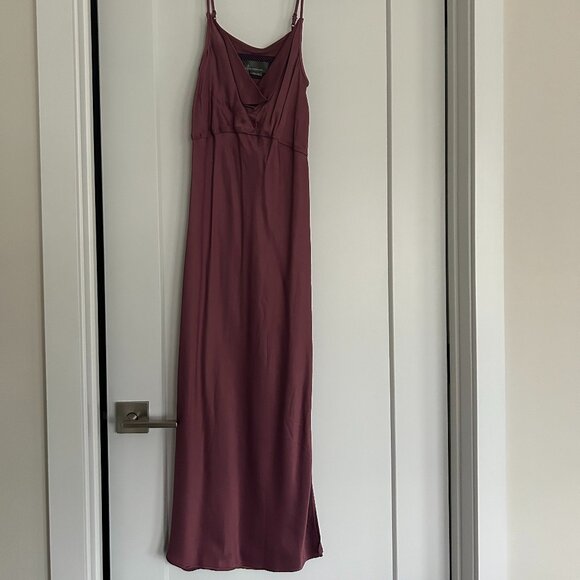 Anthropologie Elyse Bias Satin Slip Midi Dress - Size Small - NWOT - Picture 5 of 6